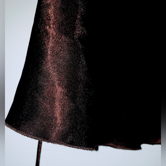 Sz S DAMODA brown silky cami top - Picture 4 of 9